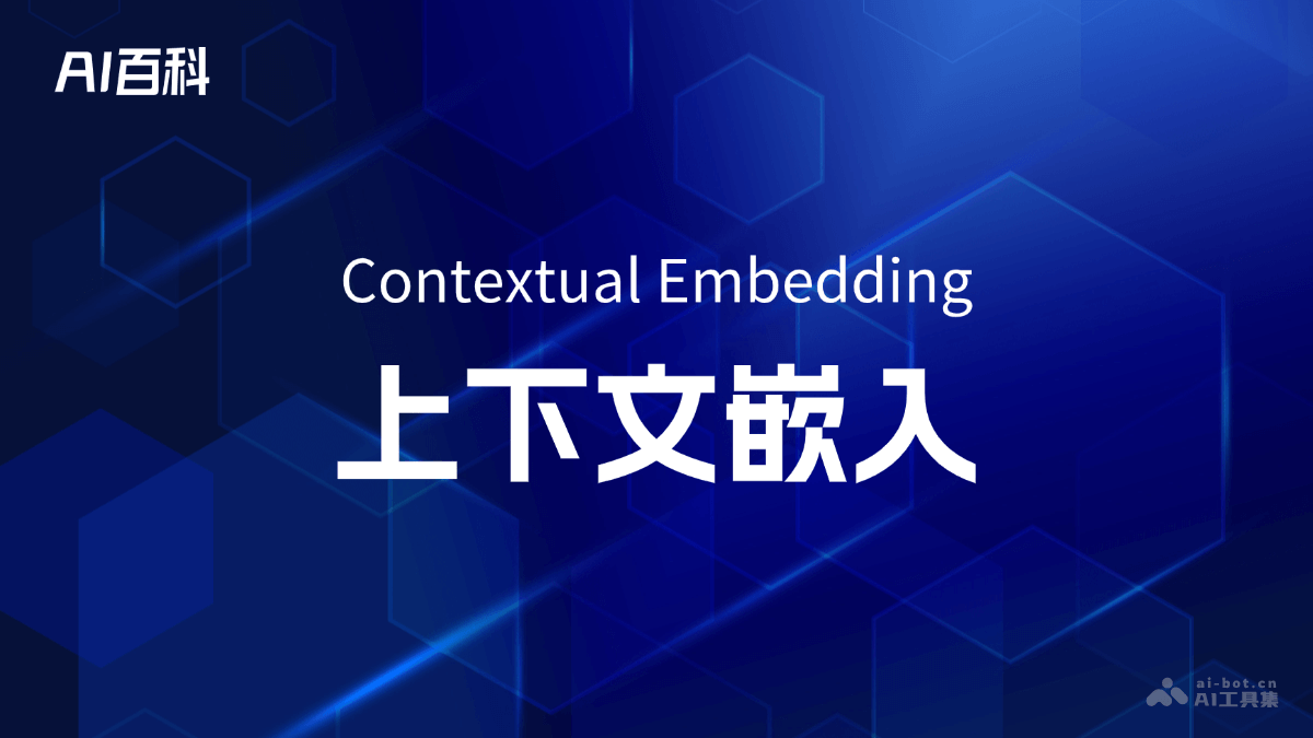 什么是上下文嵌入（ContextualEmbedding）